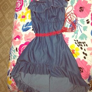 Blue Jean High-Low Dress (BELT NOT INCLUDED)